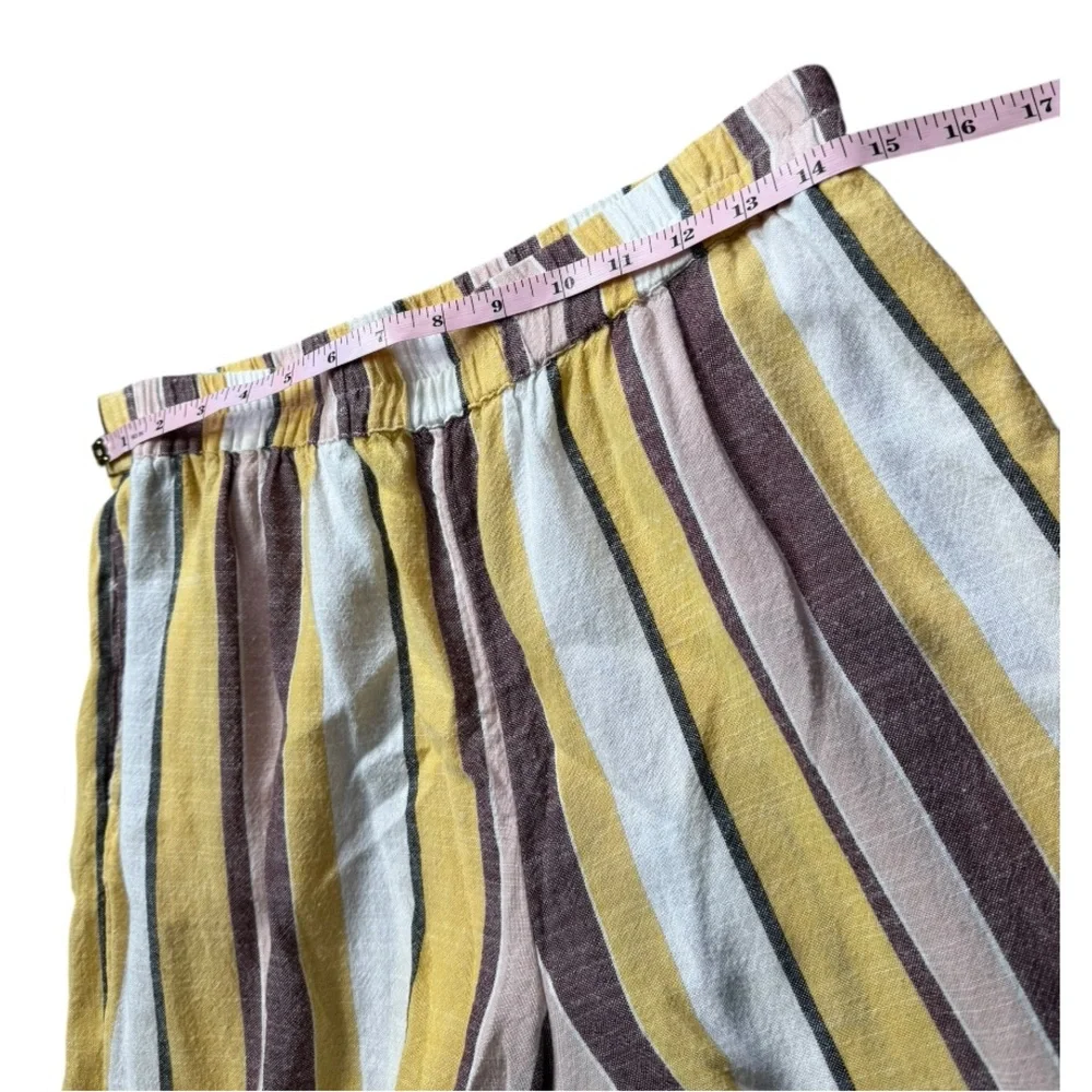 Anthropologie Seafolly Talia Striped Cropped Pants size M - Picture 8 of 11